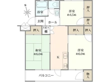 【神奈川県/横浜市青葉区千草台】藤が丘スカイマンション 間取り図