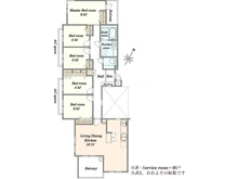 【神奈川県/横浜市緑区三保町】フォレストヒルズ三保 8号棟 間取り図