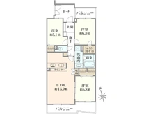 【神奈川県/横浜市青葉区桂台】マグノーリエ青葉台 間取り図