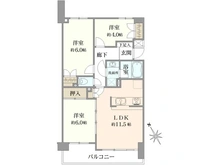 【神奈川県/川崎市宮前区馬絹】宮崎台南パークホームズ弐番館 間取り図