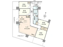 【神奈川県/横浜市青葉区桜台】プロミライズ青葉台パークサイド B-1棟 間取り図