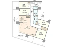 【神奈川県/横浜市青葉区桜台】プロミライズ青葉台パークサイド B-1棟 間取り図