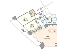 【神奈川県/横浜市西区みなとみらい】みなとみらいミッドスクエア　ザ・タワーレジデンス 間取り図