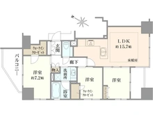 【東京都/文京区大塚】Brillia護国寺富士見坂 間取り図