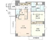 【東京都/文京区関口】プラウド目白台 間取り図