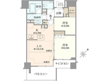【東京都/文京区春日】ジオ文京春日 間取り図