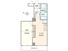 【東京都/千代田区平河町】グローリア平河町 参考プラン：引渡は現況です。間仕切りは参考プランの為別途リフォーム費用が発生いたします。