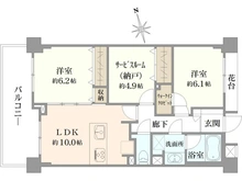 【東京都/港区白金】シティハイツ白金高輪 間取り図