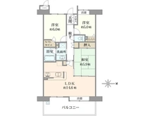 【東京都/小平市天神町】オーベル花小金井 間取り図