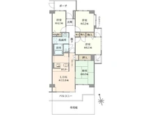 【東京都/荒川区西尾久】グリーンパーク上中里 間取り図