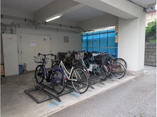【東京都/文京区目白台】朝日目白台マンション 駐輪場