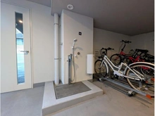 【東京都/北区王子】プラウド王子神谷 共用部：ペット足洗い場