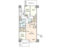 【東京都/世田谷区瀬田】プラウド瀬田一丁目 間取り図