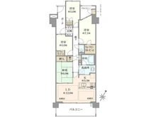 【東京都/府中市住吉町】プラウド府中中河原 間取り図