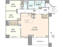 【東京都/文京区春日】レジデンシア春日安藤坂 間取り図
