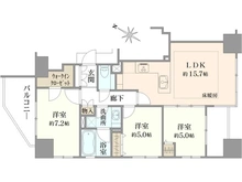 【東京都/文京区大塚】Brillia護国寺富士見坂 間取り図