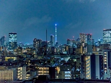 【東京都/新宿区原町】プラウド新宿牛込柳町 眺望：東側から撮影（ズーム有）