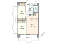 【東京都/新宿区山吹町】藤和シティホームズ神楽坂 間取り図