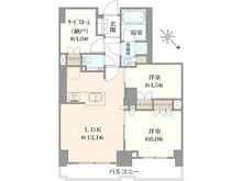 【東京都/文京区小石川】オープンレジデンシア小石川播磨坂 間取り図