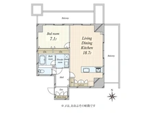 【東京都/渋谷区恵比寿】グランドメゾン恵比寿の杜 間取り図