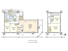 【東京都/練馬区中村北】プラウドタワー練馬 間取り図