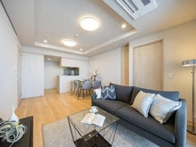 【東京都/目黒区大橋】クロスエアタワー リビング・ダイニング：※家具・調度品等は販売価格に含まれておりません