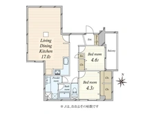 【東京都/港区赤坂】ヴェラハイツ赤坂 間取り図