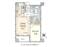 【東京都/港区赤坂】BRANZ赤坂 間取り図