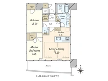 【東京都/中央区晴海】パークタワー晴海 間取り図