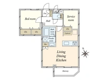 【東京都/品川区戸越】マイキャッスル戸越公園II 間取り図