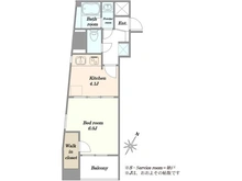 【東京都/渋谷区笹塚】日神デュオステージ笹塚西館 間取り図