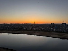 【千葉県/市川市市川南】パークシティ市川 A棟 眺望：バルコニーから（ズーム無し）