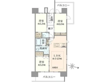 【東京都/江戸川区南小岩】オークプレイス小岩 間取り図