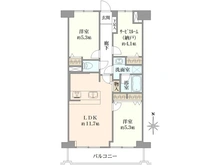 【千葉県/船橋市北本町】ライオンズマンション船橋第5 間取り図
