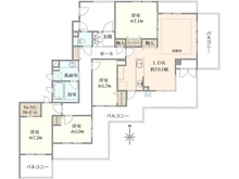 【千葉県/市川市中山】ハウス・オン・ザ・ヒル・ルネ市川フラッツI 間取り図