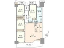 【千葉県/市川市鬼高】アルファグランデ市川本八幡 間取り図