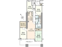 【千葉県/市川市市川南】パークシティ市川 C棟 間取り図
