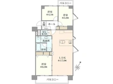 【千葉県/市川市幸】行徳ニューグランドハイツ D棟 間取り図