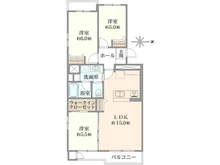 【千葉県/浦安市当代島】トーア浦安 A棟 間取り図