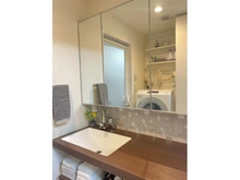 【千葉県/市川市市川】日商岩井市川マンション 洗面室