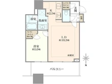 【東京都/港区芝】クレストプライムタワー芝 間取り図