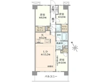 【千葉県/船橋市東中山】エクセレントシティ船橋東中山 間取り図