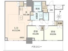 【東京都/葛飾区金町】プラウドタワー金町 間取り図
