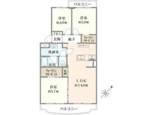 【千葉県/浦安市猫実】コープ野村浦安 2号棟 間取り図