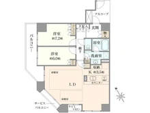 【千葉県/市川市市川】エアリス市川 間取り図