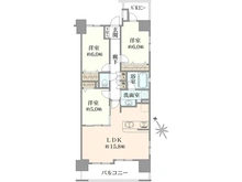 【千葉県/船橋市湊町】日神パレステージ船橋南 間取り図