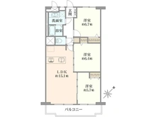 【千葉県/市川市塩焼】行徳ニューハイツ 1号棟 間取り図