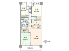 【千葉県/市川市大野町】市川大野パークハウス 間取り図