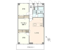 【千葉県/市川市新田】東建ニューハイツ市川 間取り図