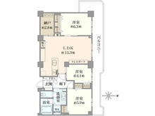 【東京都/江戸川区清新町】清新北ハイツ 7号棟 間取り図